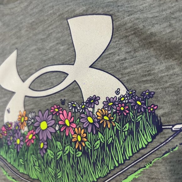 NWT Under Armour Glitter Athletic Set Girls Size 5 - Picture 3 of 4